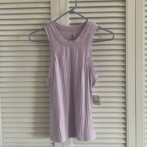 NWT Free People Blissed Out Tank In Dew Berry - Picture 3 of 4